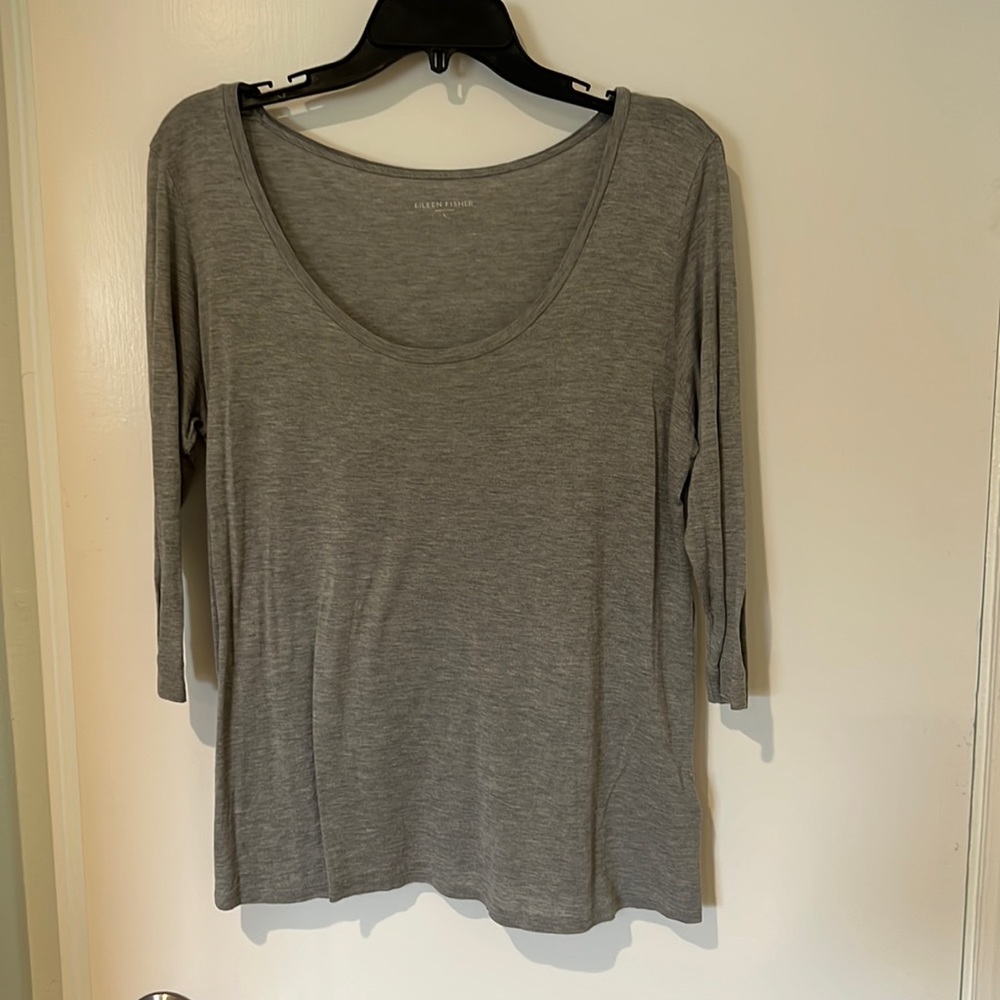 Eileen Fisher, silk top